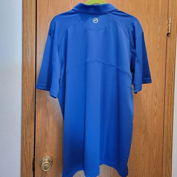 Magellan Outdoors Royal Blue Classic Fit Moisture Wicking Polo Shirt Size XL - Picture 3 of 8